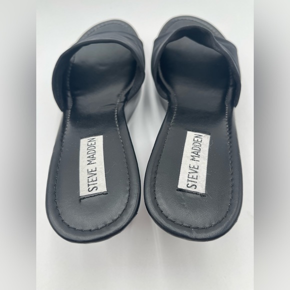 Steve Madden Y2K Black Wedge Size 8 - Picture 8 of 12